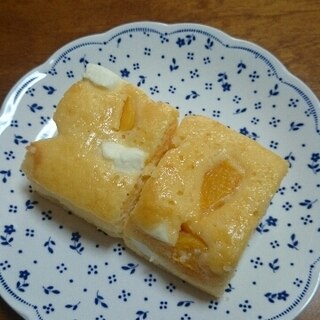 杏とクリームチーズのケーキ♪